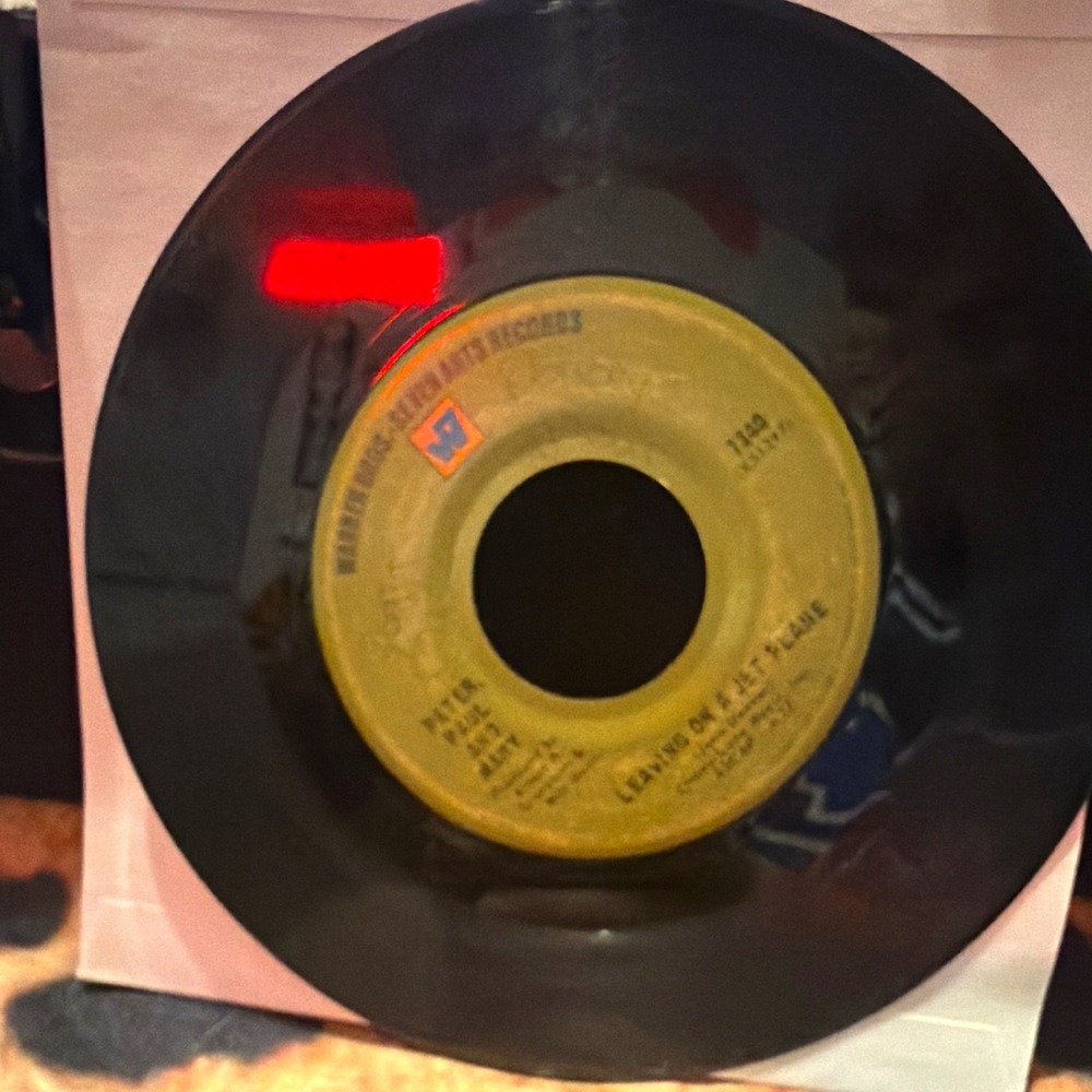 Peter, Paul and Mary - Leaving on a Jet Plane/The House Song 7" vtg 45